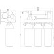 Система обратного осмоса OasisPro без насоса + пластиковый бак, минерализатор BSL01M-RO-75