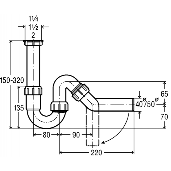 VIEGA 102821 1 1/2"х50